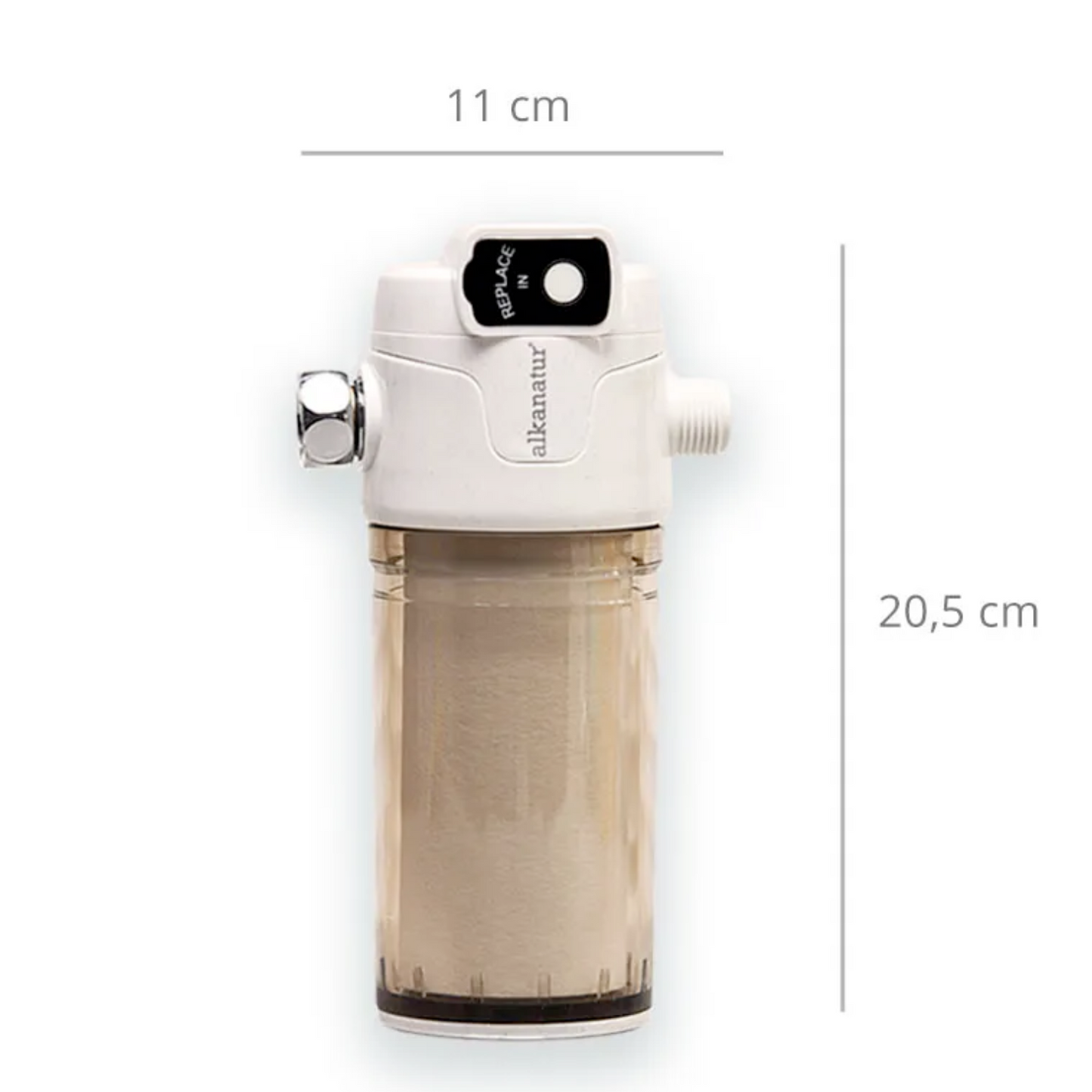 Pack Jarra Alkanatur + Filtro para Ducha con filtro re-cambiable
