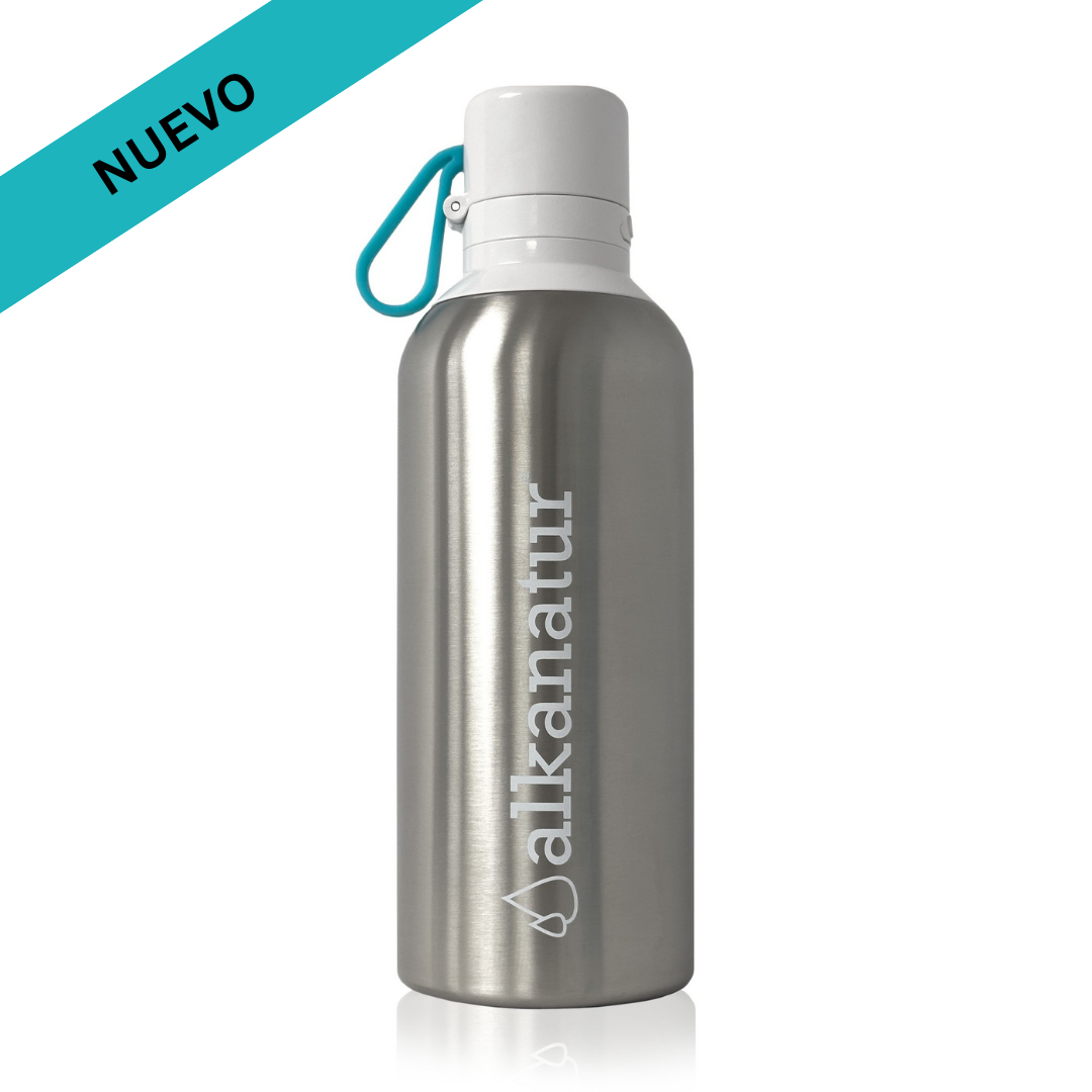 Botella Filtradora de Acero Inoxidable Alkanatur GO