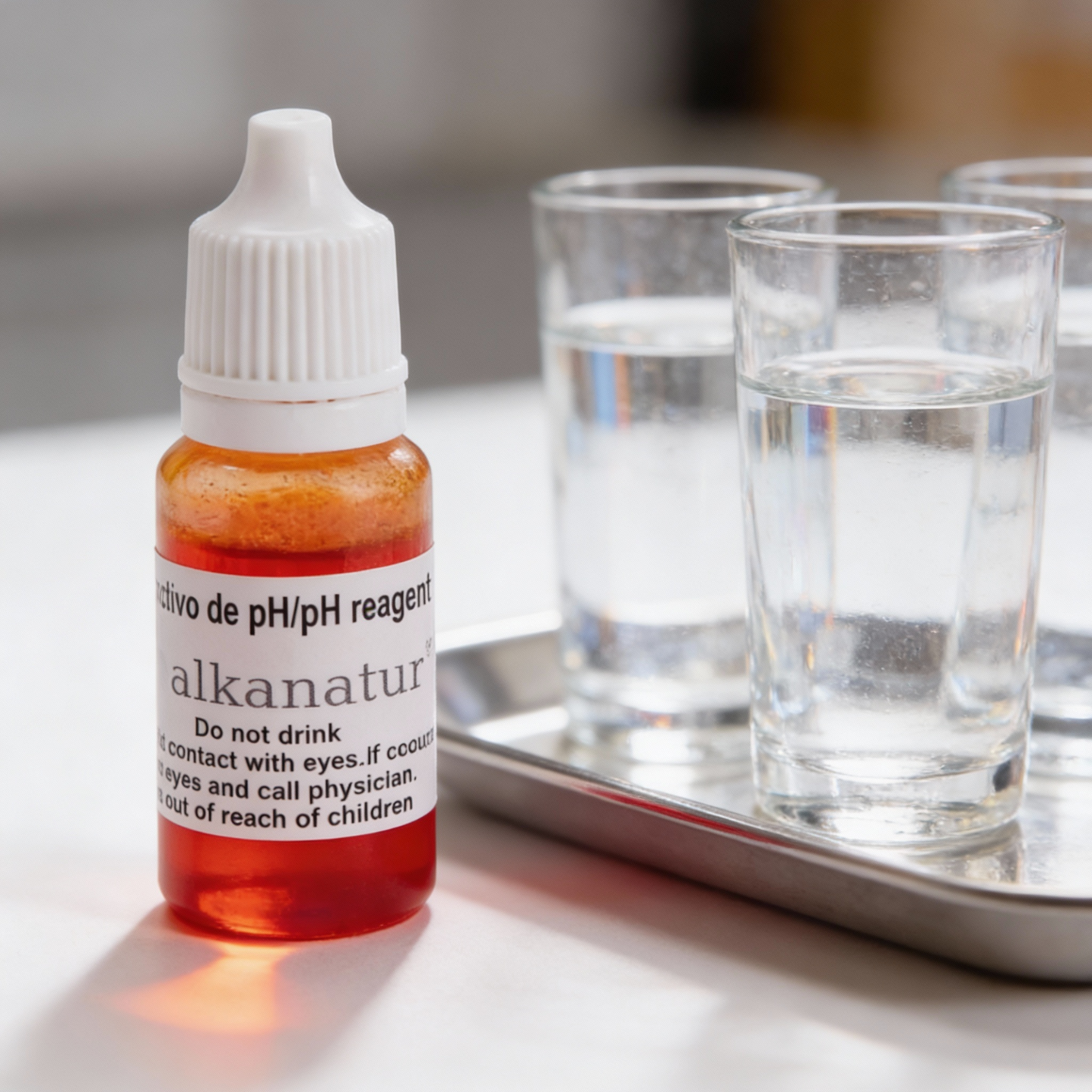 Reactivos para medir el pH del agua