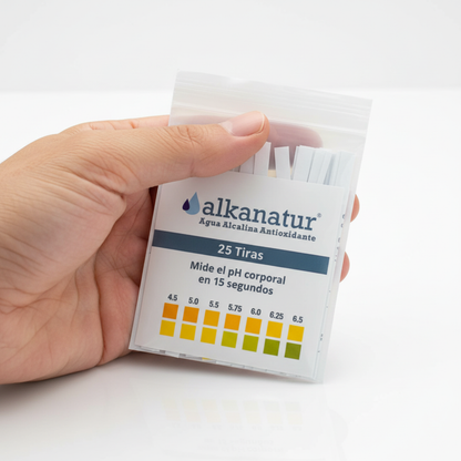 Tiras reactivas para medir el pH de alta precisión para saliva y orina