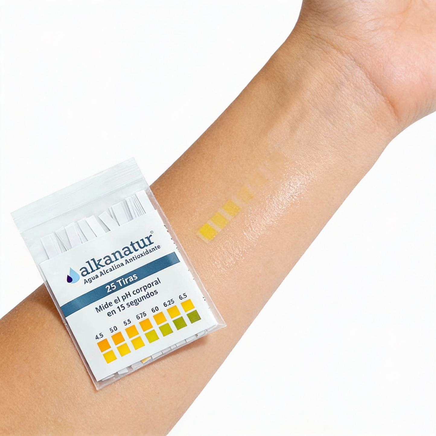 Tiras reactivas para medir el pH de alta precisión para saliva y orina