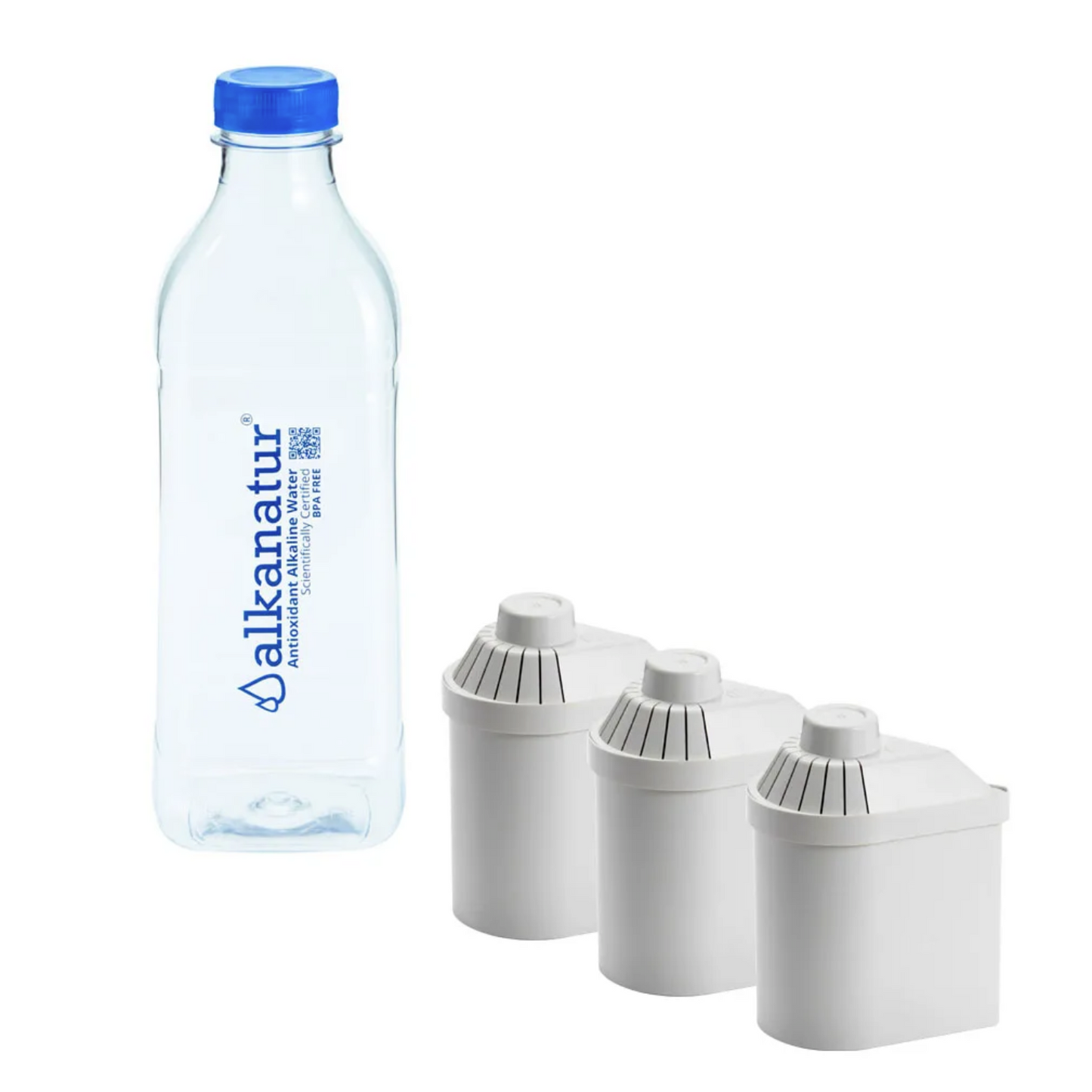 Pack 3 filtros más Botella libre de BPA y Ftalatos