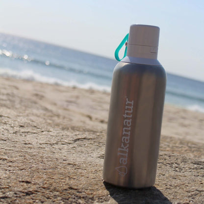 Botella Filtradora de Acero Inoxidable Alkanatur GO