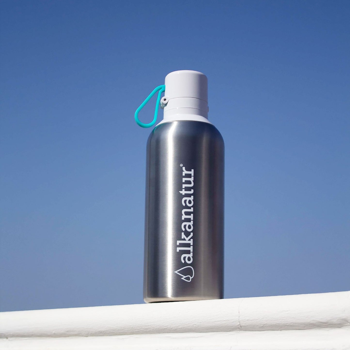 Botella Filtradora de Acero Inoxidable Alkanatur GO