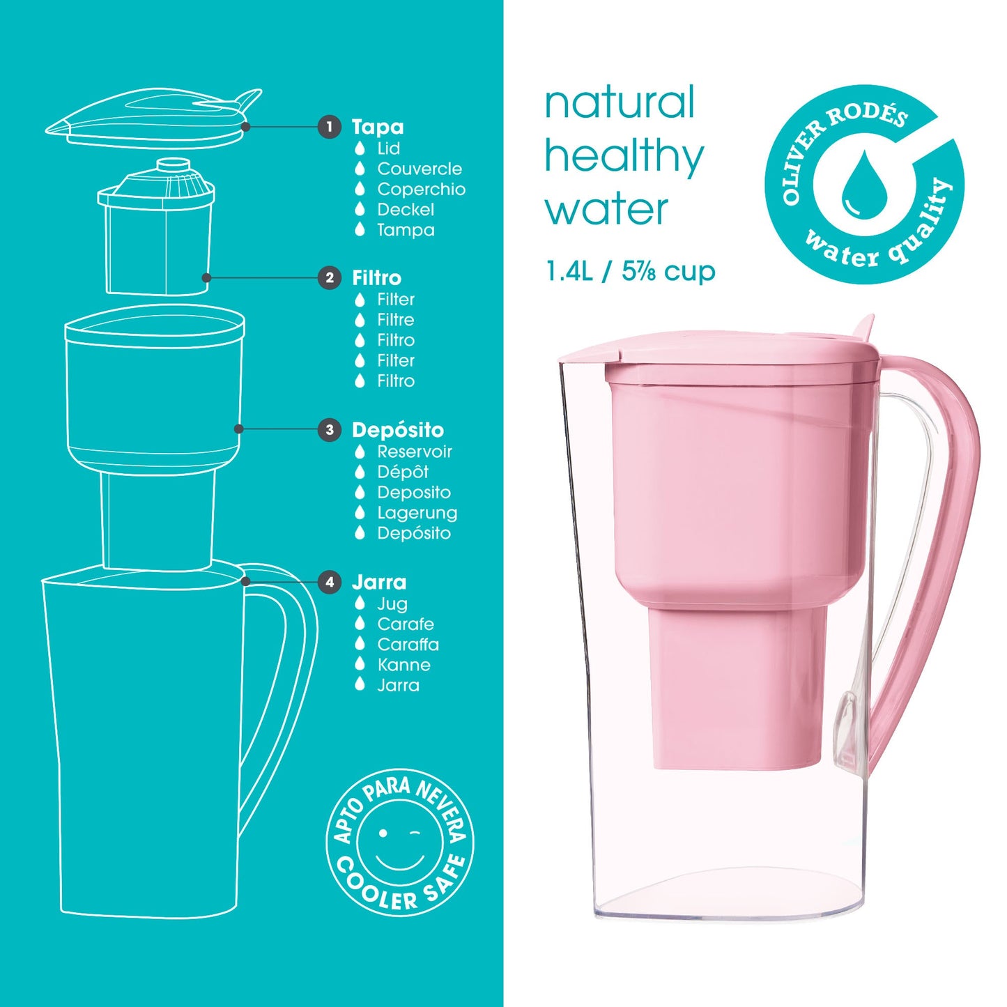 Jarra Rosa Alkanatur